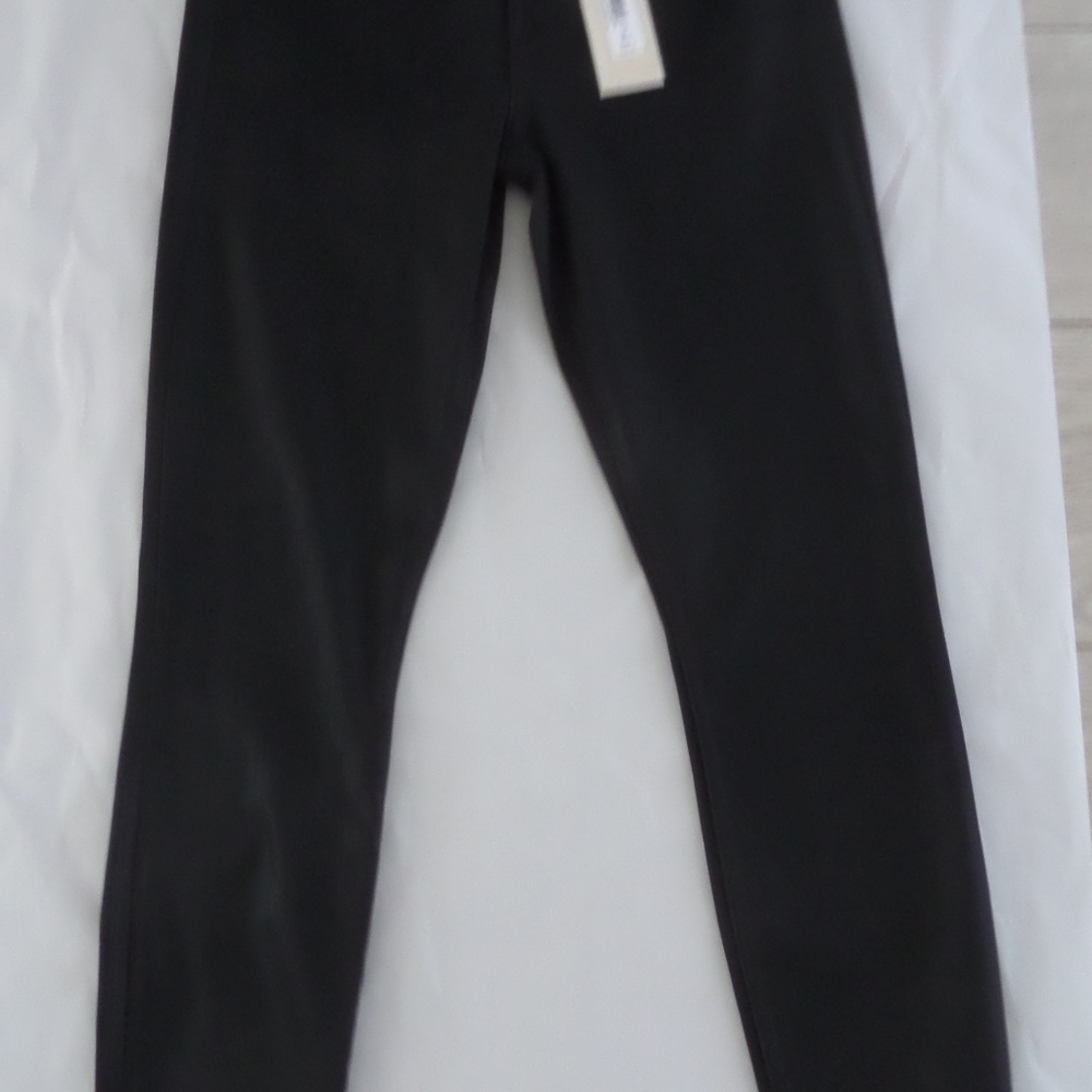 Alice and Olivia Black Coated Jeans ** Size:28 **